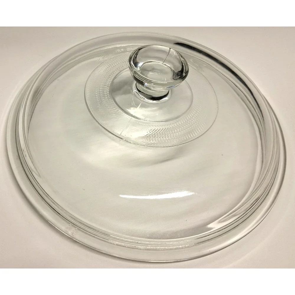 Pyrex Clear Glass Round Replacement - Lid Only #406 7.25